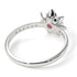 Lotus Flower Pink Moissanite ring - Lotus no. 803